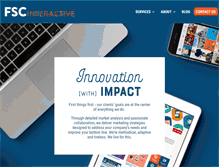 Tablet Screenshot of fscinteractive.com